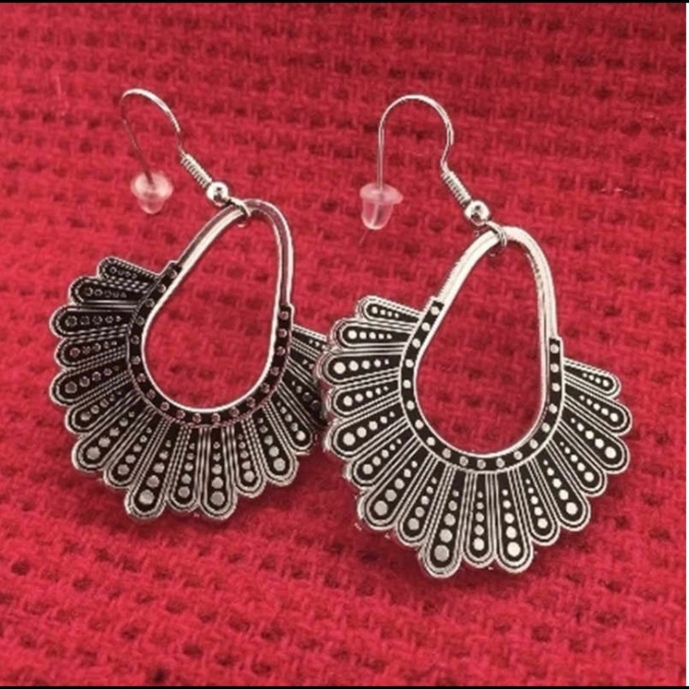 RBG Collar Earrings - Silver 925